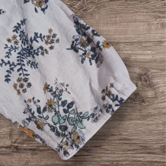 Lucky Brand Womens XSmall Floral Button-Shoulder Blouse - Picture 4 of 11